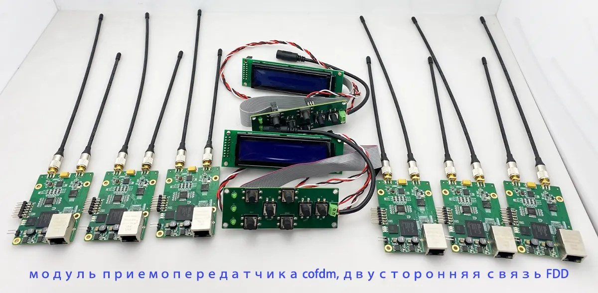 модуль приемопередатчика cofdm, двусторонняя связь FDD