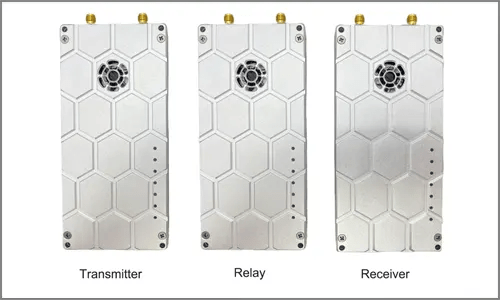 Передатчик-ретранслятор-приемник видеоданных 1.4G с ретранслятором 2T2R для БПЛА дальнего радиуса действия
