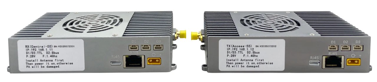 Усилитель мощности 10 Вт, беспилотный летательный аппарат с радиусом действия 50 км, беспроводной канал передачи видеоданных