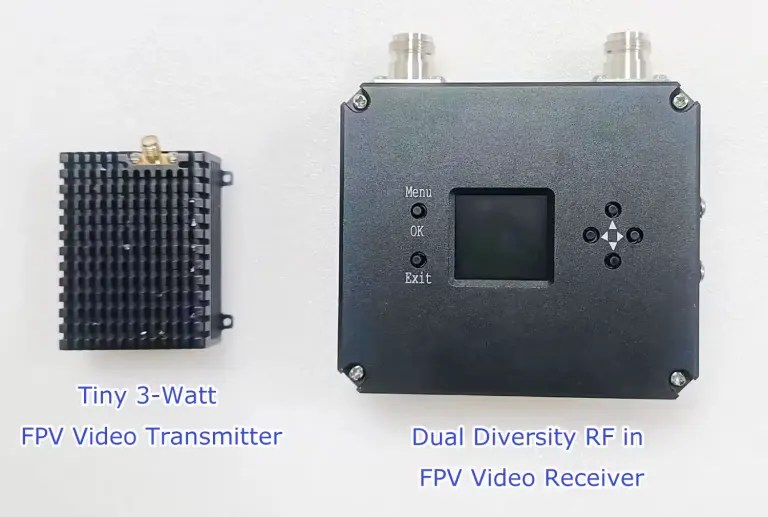 FPV-видеопередатчик VTX и беспроводной видеоприемник VRX